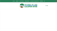 Desktop Screenshot of cacaponriver.org